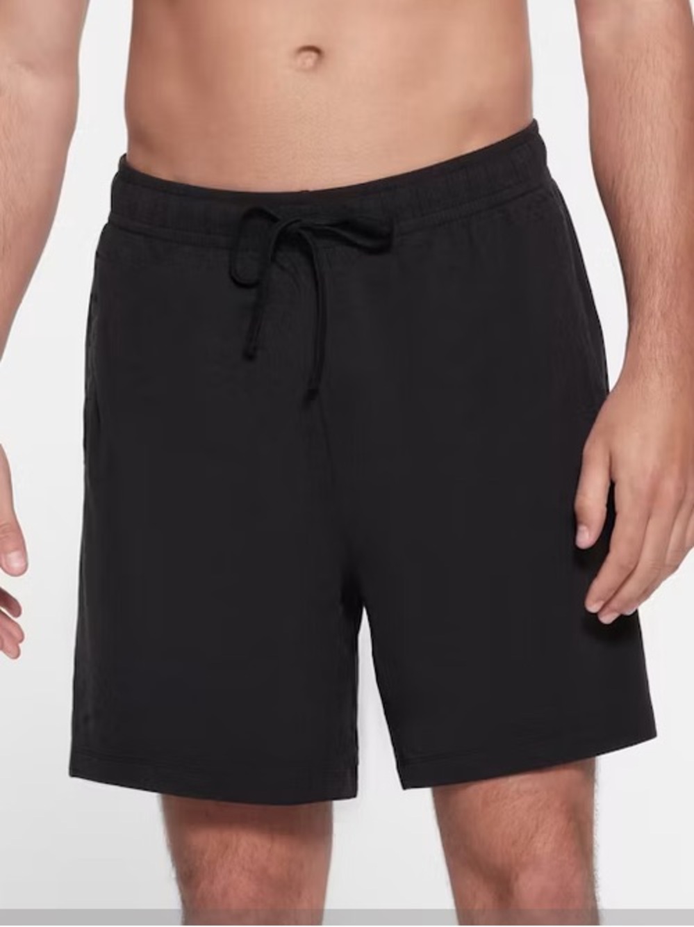 SKIMS Outdoor Jersey Sweat Shorts in Onyx